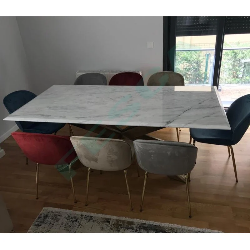 Snowy Marble Dining Table 66